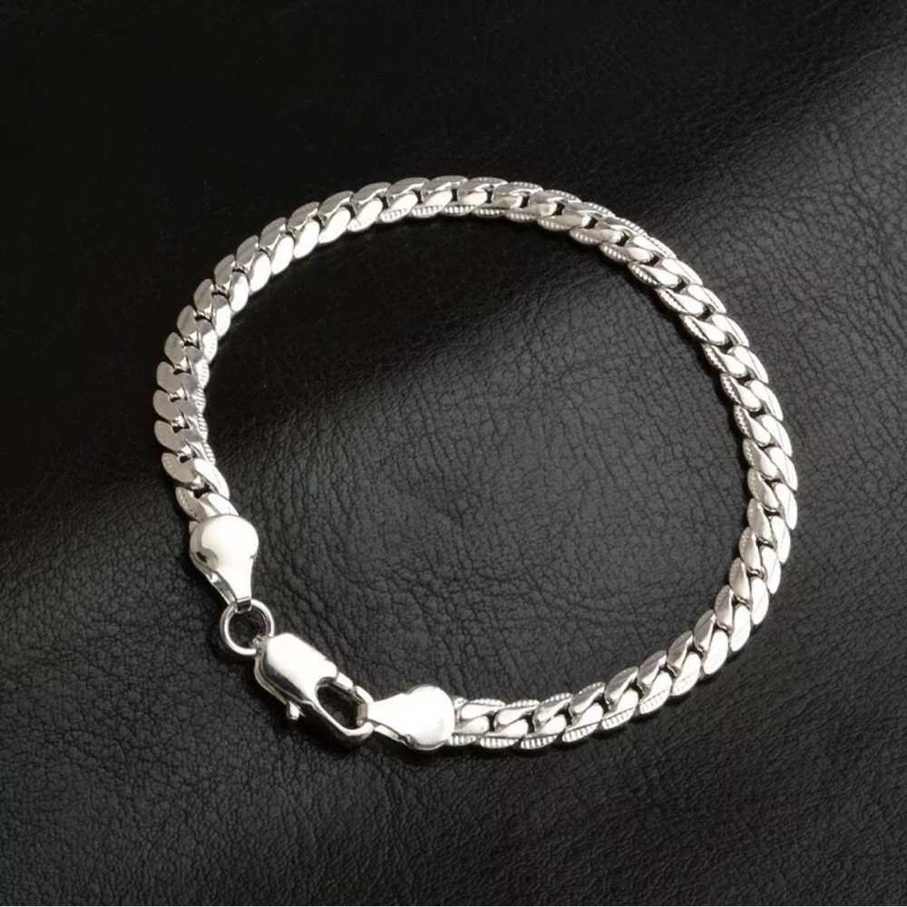 Sterling SILVER SNAKE CHAIN BRACELET 7”